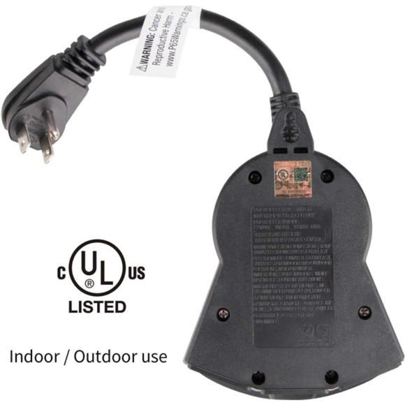 Plug in Timer with Countdown Mode, 3 Grounded Electrical Outlet - Picture 4 of 6